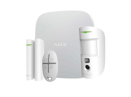 Комплект беспроводной сигнализации Ajax Ajax StarterKit Cam Plus Белый