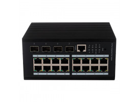 PoE коммутатор Atix AT-NS-16GP-4GS/I-480 (F)